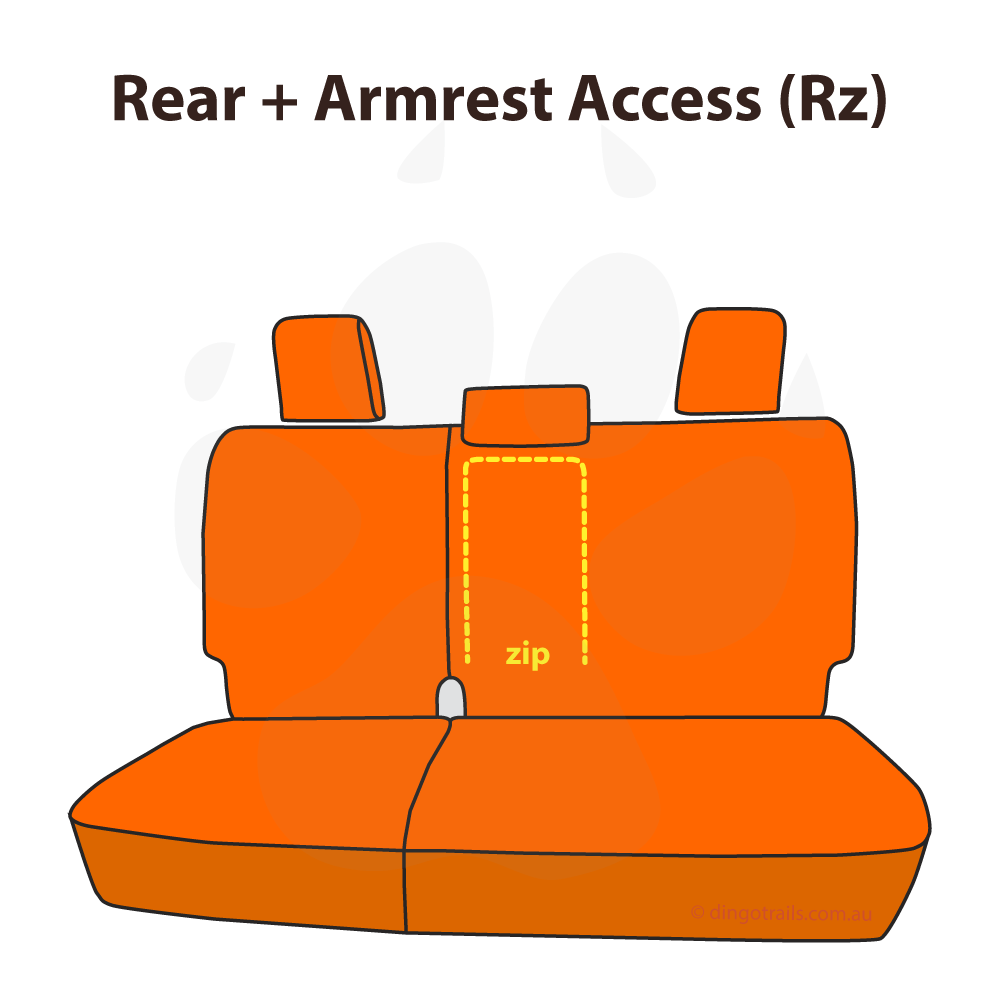 Rear + Zip Armrest Access Cover (Rz)